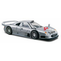 7"x2-1/2"x3" Silver Mercedes Clk-gtr Die Cast Replica Car